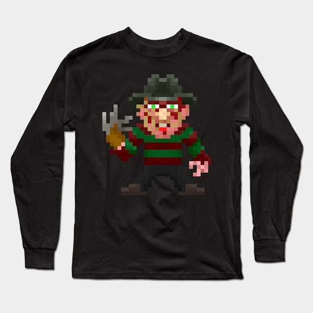 16-bit Dream-Fiend Long Sleeve T-Shirt by badpun